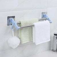 IRONGEER 毛巾架洗手间浴巾架杆卫生间壁挂式浴室置物架收纳厕所挂架