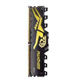 Apacer 宇瞻 黑豹系列 DDR4 3000MHz 台式机内存 黑金色 8GB