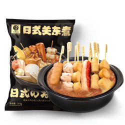 鲜味时刻 关东煮食材组合 带汤包12串 共510g