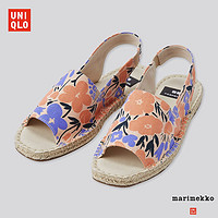 UNIQLO 优衣库 x Marimekko联名 437975 帆布凉鞋