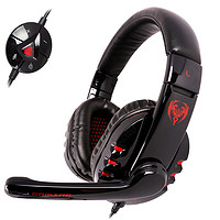 SOMiC 硕美科 G927 耳罩式头戴式有线耳机 黑色 USB口