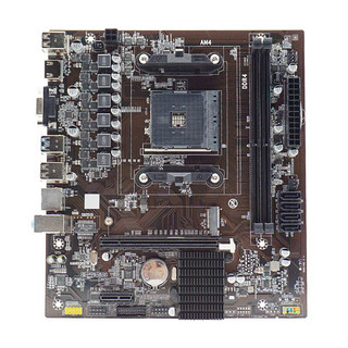翔升（ASL）AMD A320M-K 234代锐龙DDR4台式机电脑主板 A320M-K