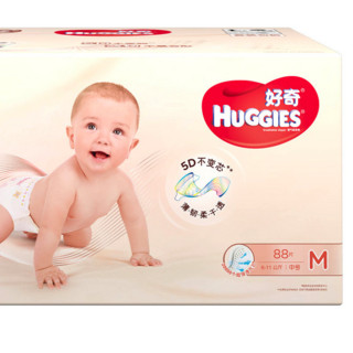 HUGGIES 好奇 铂金装系列 纸尿裤 M88片