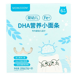 momzoom 萌天天小朋友 儿童DHA面条 200g