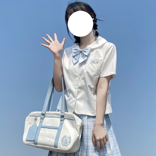 酸奶球 风信子 JK制服 西式制服 女士短袖衬衫 白色 S