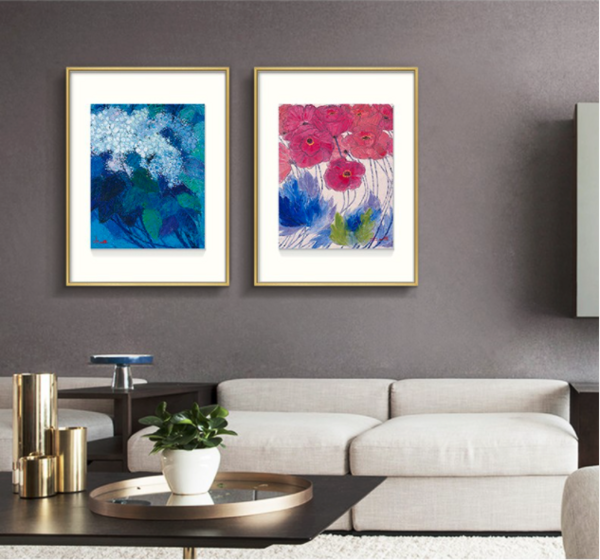 橙舍陈舜芝流转8060cm现代简欧玄关装饰画餐厅挂画儿童房画抽象画