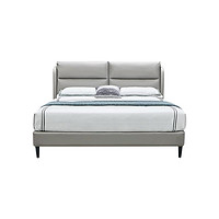 CHEERS 芝华仕·爱蒙 C077 布艺双人床 冰川灰 1.8m床