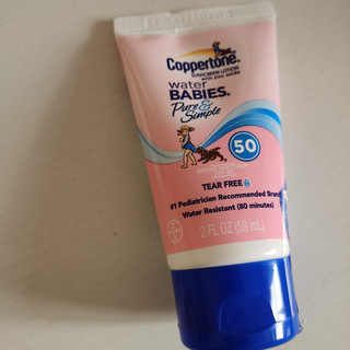 Coppertone 确美同 水宝宝纯净防晒乳 SPF50 PA+++ 237ml+59ml