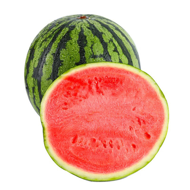 今日必买：京鲜生 无籽麒麟西瓜 1粒装 单果5-7斤 生鲜水果