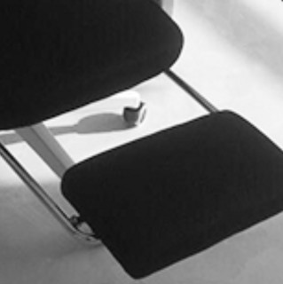 LIANFENG 联丰 W-125TV 人体工学电脑椅+乳胶坐垫 白色 升级款