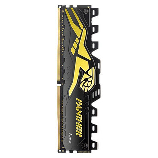 Apacer 宇瞻 黑豹系列 Panther DDR4 3200MHz 台式机内存 黑金色 8GB