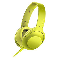 SONY 索尼 MDR-100AAP 耳罩式头戴式有线耳机 柠檬黄 3.5mm