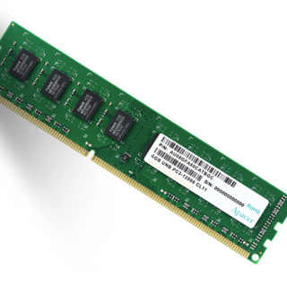 Apacer 宇瞻 DDR3经典系列 DDR3 1600MHz 台式机内存 绿色 4GB