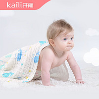 PLUS会员：Kaili 开丽 婴儿纱布浴巾 105*105cm