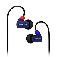 SoundMAGIC 声美 PL50 入耳式挂耳式动铁降噪有线耳机 蓝色 3.5mm