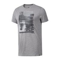 Reebok 锐步 GS OST Photo Print Tee 男子运动T恤 EC2066