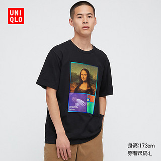 UNIQLO 优衣库 434378 中性卢浮宫博物馆印花T恤