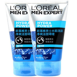 L'OREAL PARIS 巴黎欧莱雅 男士水能润泽净爽洁面啫哩 100ml