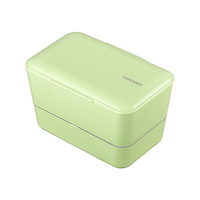 TAKENAKA 花见系列 便当盒 双层款 1150ml 浅果绿