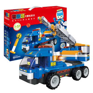 BLOKS 布鲁可积木 交通工具系列 61108 鲁鲁百变吊车