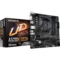 GIGABYTE 技嘉 A520M DS3H MATX主板(AMD AM4、A520)