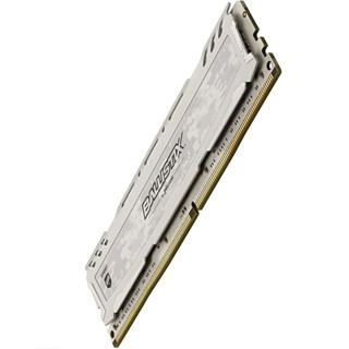 Crucial 英睿达 铂胜运动系列 DDR4 3000MHz 台式机内存 白色 16GB BLS16G4D30AESC