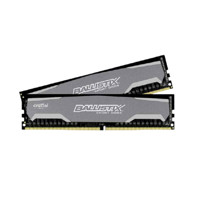 Crucial 英睿达 铂胜运动系列 DDR4 2400MHz 台式机内存 黑色 8GB 4GB*2 BLS2K4G4D240FSA