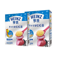 Heinz 亨氏 超金系列 金装粒粒面 黑米紫薯味 320g*2盒