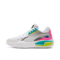 PUMA 彪马 Court Rider 2K 中性篮球鞋 376313-01 白/灰色 39
