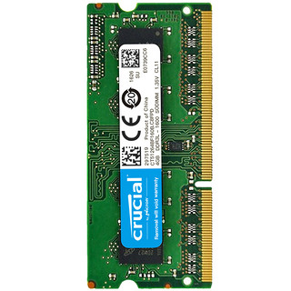 Crucial 英睿达 DDR3L 1600MHz 台式机内存 绿色 4GB CT51264BF160BJ