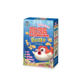 贝比玛玛 婴幼儿牙牙饼干 乳酸菌味 90g