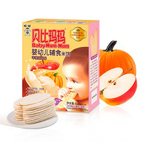 贝比玛玛 婴幼儿米饼 苹果南瓜味 50g