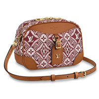 LOUIS VUITTON 路易威登 DEAUVILLE系列 迷你手袋 M57168 棕红色