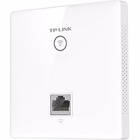 TP-LINK 普联 TL-AP1202I-PoE 双频1200M 无线面板AP Wi-Fi 5 PoE供电 薄款白色