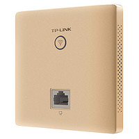 TP-LINK 普联 TL-AP1202I-PoE 双频1200M 无线面板AP Wi-Fi 5 PoE供电 金色