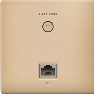 TP-LINK 普联 TL-AP1202I-PoE 双频1200M 无线面板AP Wi-Fi 5 PoE供电 金色