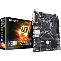 GIGABYTE 技嘉 H310M DS2 2.0 MATX主板（Intel LGA1151、H310）