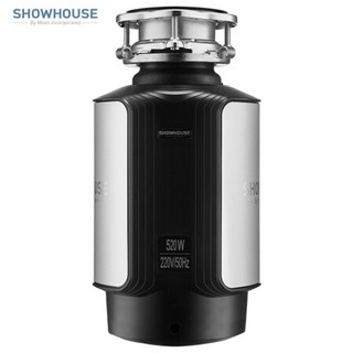 SHOWHOUSE摩恩家用厨房食物垃圾处理器 厨余垃圾粉碎机 可接洗碗机湿垃圾粉碎器GX75