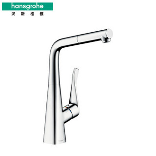 汉斯格雅（Hansgrohe）梦迪诗旋转出水抽拉式出水嘴单把手厨房龙头 14821007