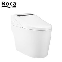 Roca 乐家卫浴 智能一体机多功能即热式自动冲水座圈加热带遥控智能坐便器Atis阿笛思 曜石黑 305坑距