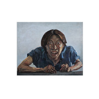 中国嘉德 王兴伟 自画像 65×80cm 布面油画 1991