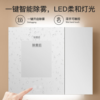SSWW 浪鲸 卫浴卫生间浴室镜柜智能镜柜大容量置物镜柜带背光智能镜 EBF2075-095镜柜