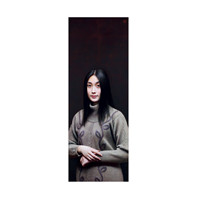 中国嘉德 冷军 蒙娜丽莎——关于微笑的设计 125×45cm 布面油画 2004