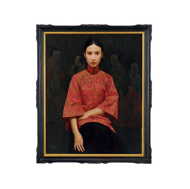 中国嘉德 王沂东 鲁迅诗意 100×80cm 布面油画 1989