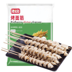 云鼎轩 津多多 烤面筋串780g 20串/袋 自带竹签手工 速冻素食烤面筋卷 烧烤食材 半成品加工蔬菜豆制品生鲜