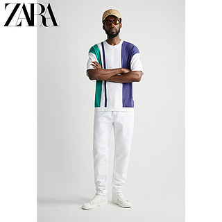 ZARA 03597419712 男装条纹针织T恤