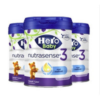 黑卡会员：Hero Baby 婴儿奶粉 3段 700g*3罐