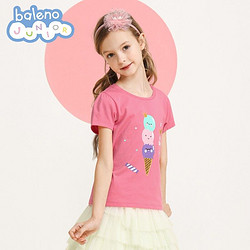 Baleno 班尼路 女童短袖T恤 水果冰淇淋印花