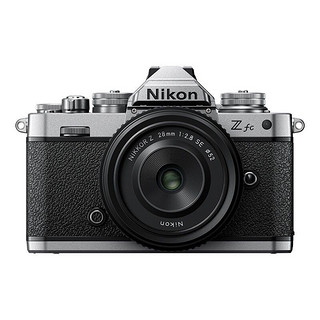 Nikon 尼康 Z fc 微单数码相机 微单套机（Z 28mm f/2.8 (SE) 微单镜头)纯白色