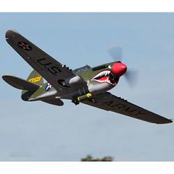 二战航模遥控螺旋桨飞机固定翼2米螺旋桨12通道飞虎队p40战斗机遥控
